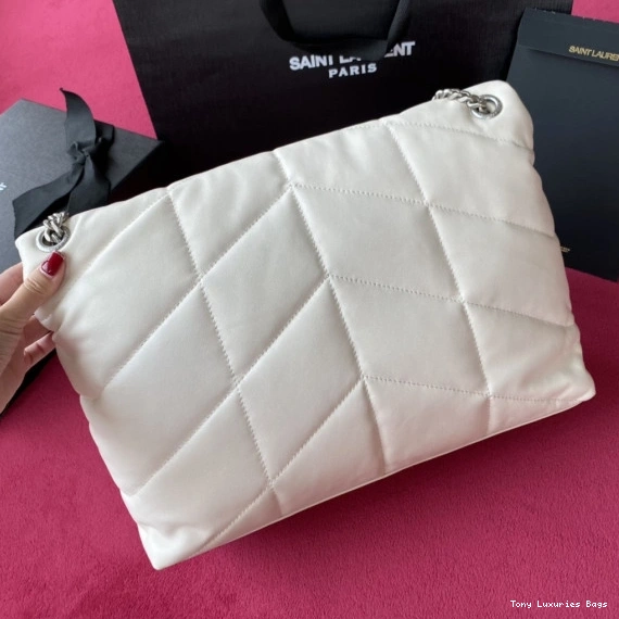 Tony Luxuries QUILTED MEDIUM LAMBSKIN BAG PUFFER YSL IN 0716